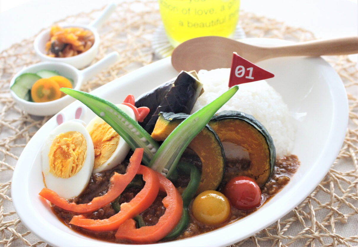 夏野菜たっぷりカレーライス
