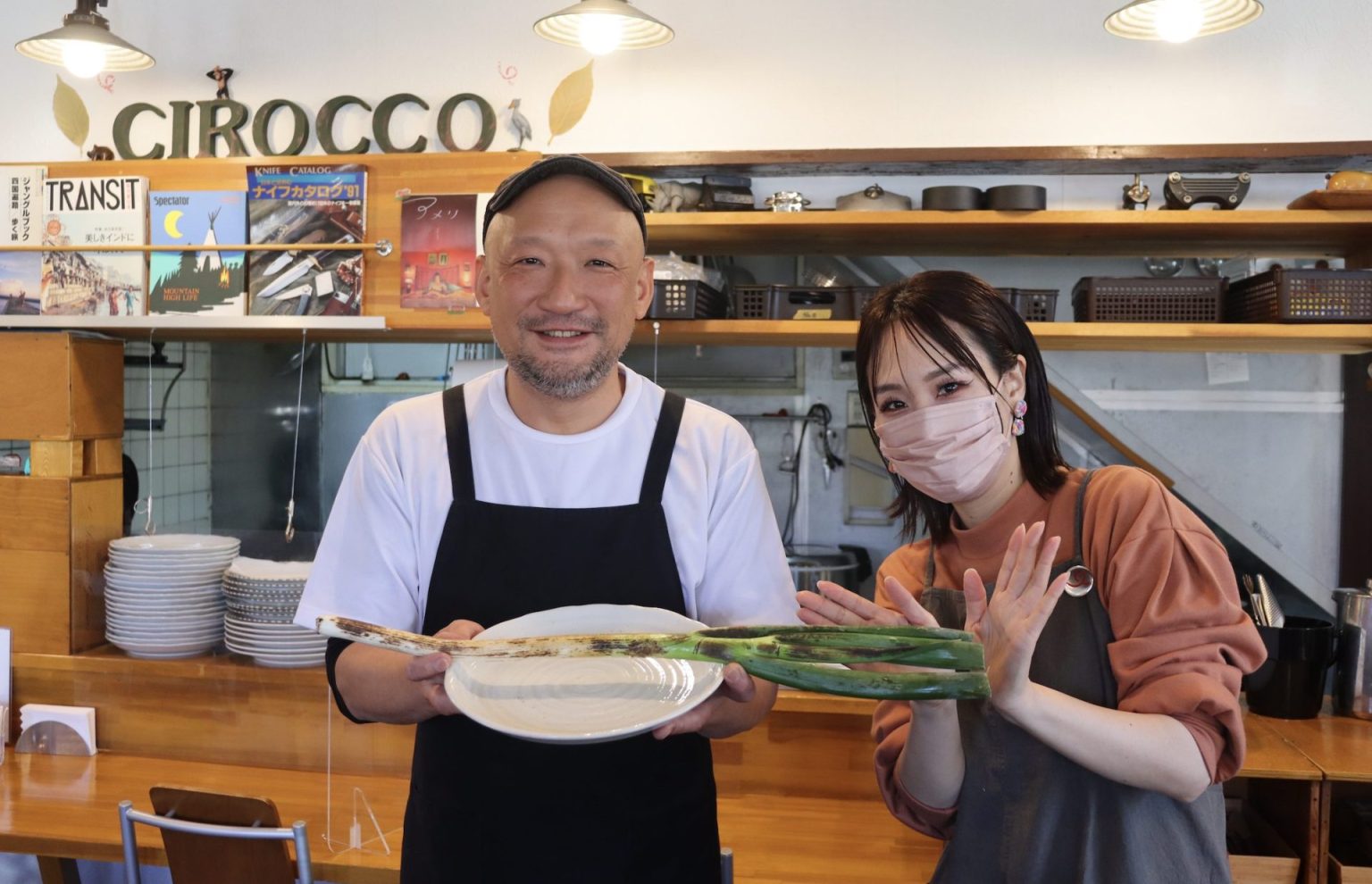 古代豚の肉味噌でいただく深谷ねぎ〜豚肉料理店 シロッコ～